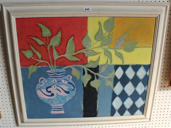 Oil on canvas - Chinese vase